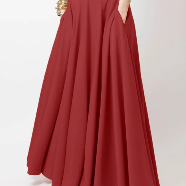 ZahraZen Damen Frühling Maxi Rock