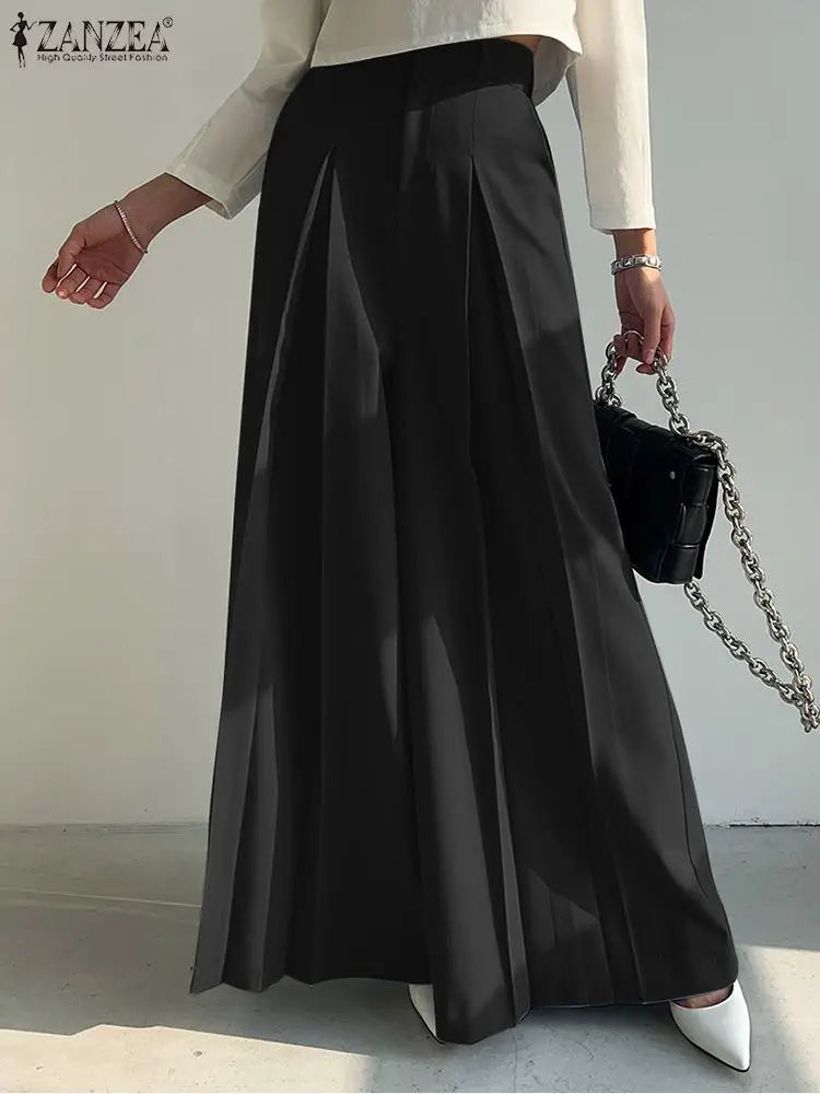 ZahraZen Elegante High-Waist Palazzo-Hose