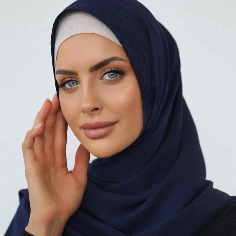 Eleganter Falten-Hijab
