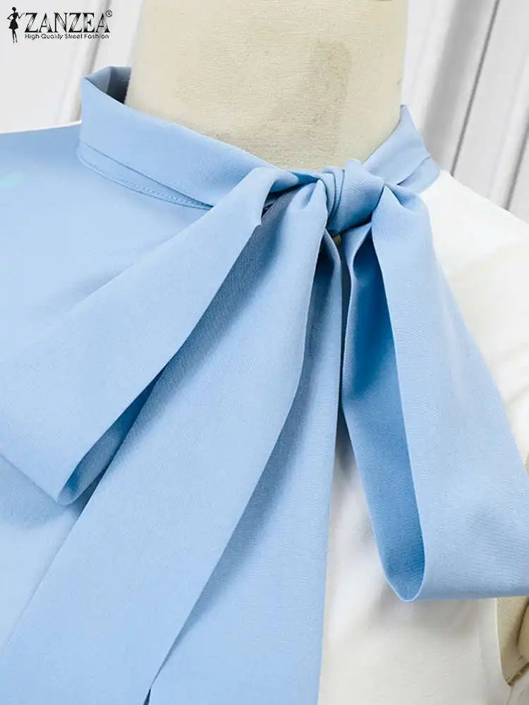 ZahraZen Damen Ärmelloses Kleid mit Schluppenkragen