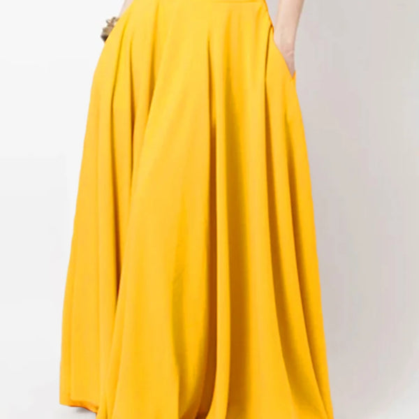 ZahraZen Damen Frühling Maxi Rock