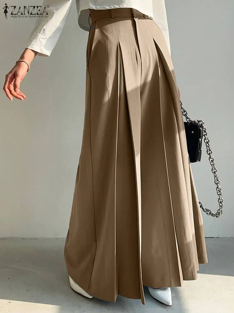 ZahraZen Elegante High-Waist Palazzo-Hose