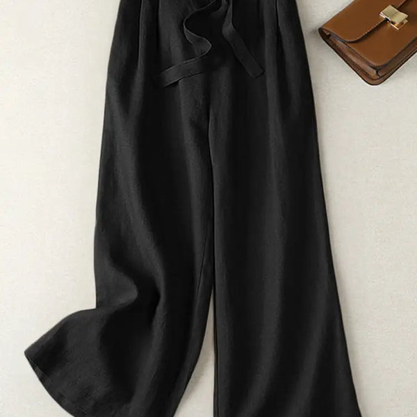 ZANZEA 2024 Summer Trousers Women Spring Wide Leg Pants High Waist Wide Leg Pantalon Casual Solid OL Work Palazzo Baggy Capris