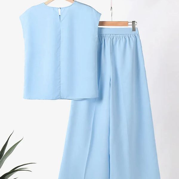 ZahraZen Sommer-Set Bluse & Weite Hose