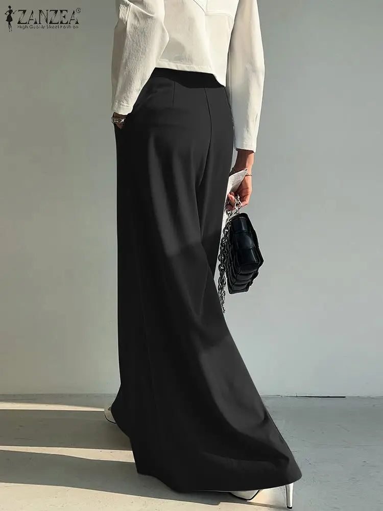 ZahraZen Elegante High-Waist Palazzo-Hose