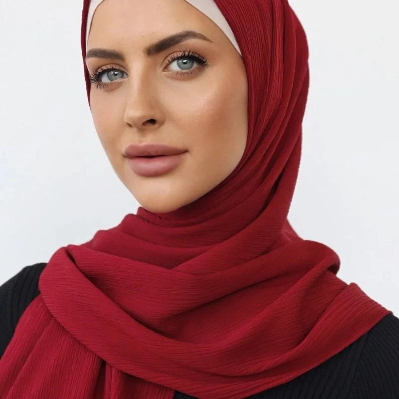 Eleganter Falten-Hijab