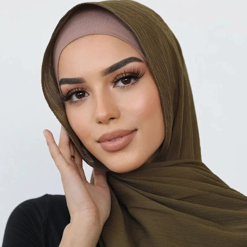 Eleganter Falten-Hijab