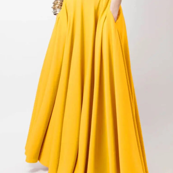 ZahraZen Damen Frühling Maxi Rock